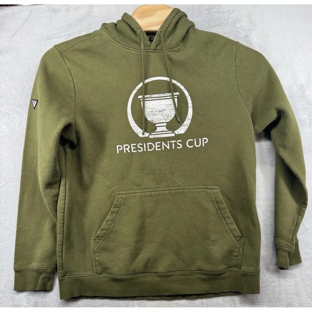 Levelwear Presidents Cup Quail Hollow Green Hoodie Sweatshirt Men's Size L